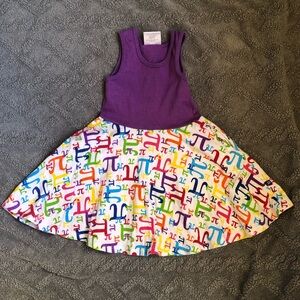 Princess Awesome Pi twirl dress